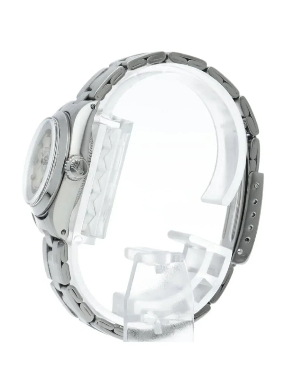 Rolex Oyster Perpetual Antique SS Watch Silver Polished